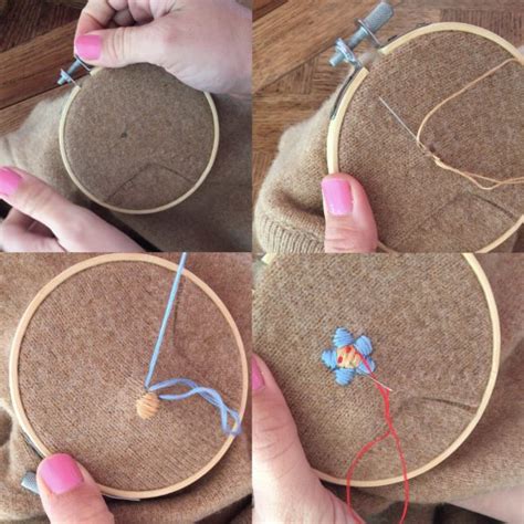 Diy Easy Hand Embroidery Stitches