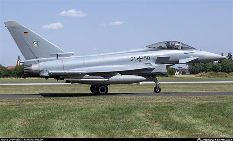 3150 Luftwaffe German Air Force Eurofighter Ef 2000 Typhoon Photo By