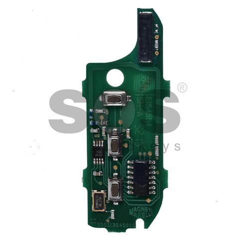 Oem Flip Key Pcb For Fiat Buttons Frequency Mhz Transponder