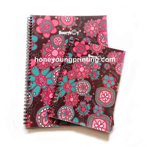 Fancy Design A4 Double Spiral Wire Binding Notebook Single Line Buy