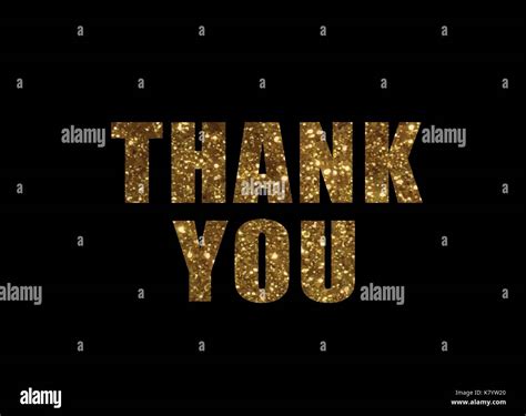 The Golden Glitter Isolated Word Thank You Stock Vector Image And Art Alamy