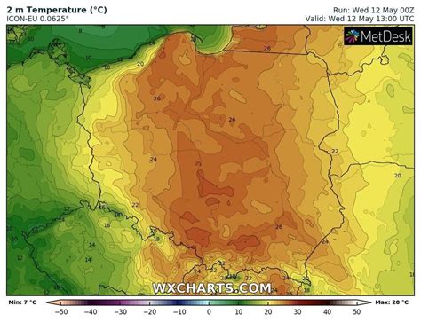 Pogoda na 12 maja 2021 Początek zmian silne burze na zachodzie Polski