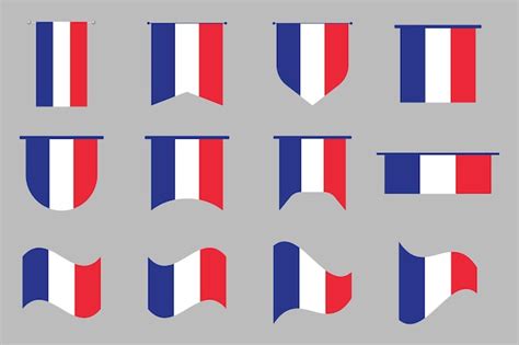 Premium Vector Flag Of France Set Original And Simple France Flag