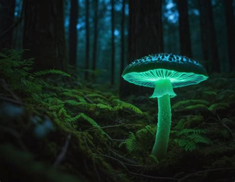 The Fascinating World Of Bioluminescent Fungi Natures Own Light Show