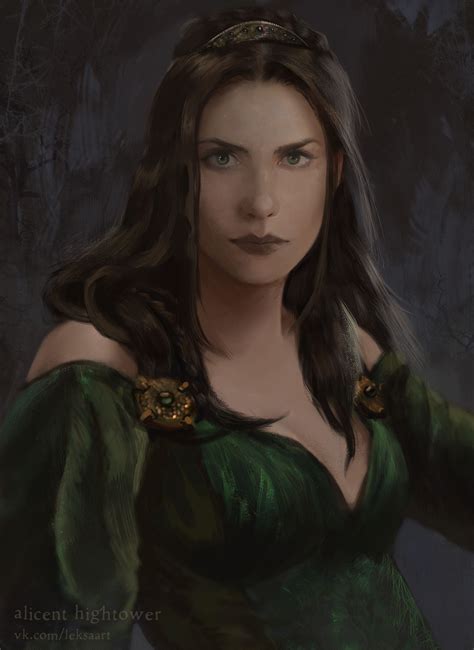 Queen Alicent Hightower Leksa Art A Song Of Ice And Fire Game Of