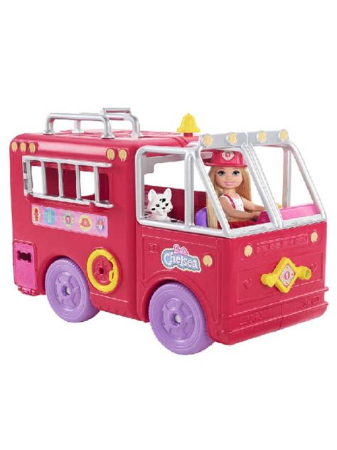 Barbie Chelsea Fire Truck Playset Edamama