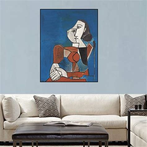 Pablo Picasso Seated Woman Canvas