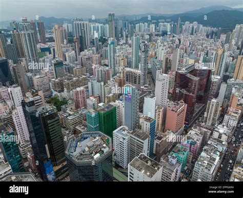 hong kong aerial  res stock photography  images alamy