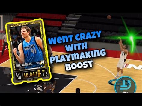 Topaz Dirk Nowitzki With Playmaking Boost Made Him Go Crazy Nba K