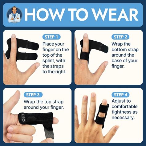 Dr. Frederick's Original Small Trigger Finger Splint - 2ct - Finger Br