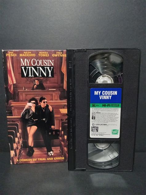 1992 My Cousin Vinny VHS Movie, Joe Pesci, Marisa Tomei, Ralph Macchio ...