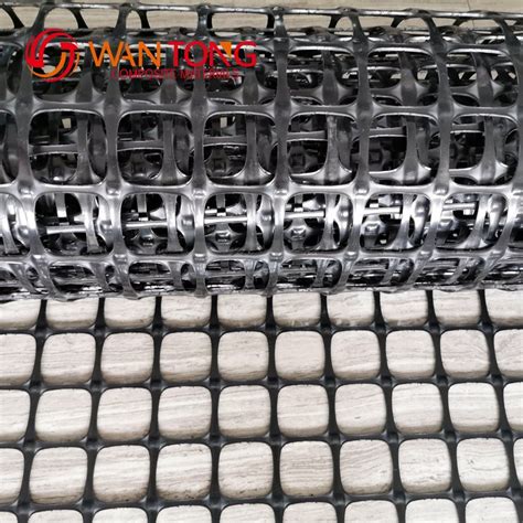 Kn M Biaxial Bidirectional Polypropylene Pp Plastic Geogrid For Slope