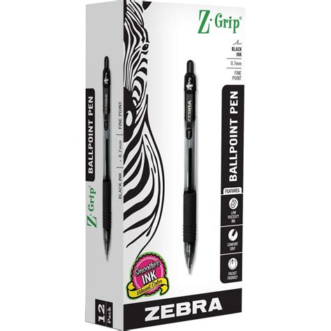 Zebra Pen Z Grip Retractable Ballpoint Pens