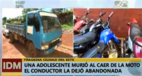 Adolescente de 16 años fallece al caer de motocicleta en la que iba de