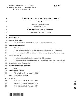 Fillable Online Le Utah Amended Utah State Code C Form Fax Email