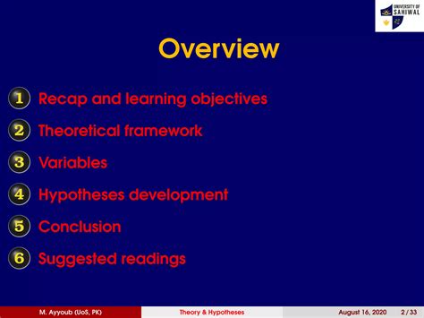 Theoretical Framework And Hypothesis Development Ppt