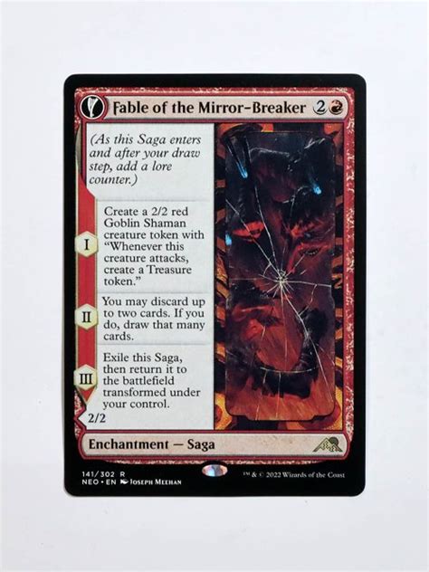 Fable Of The Mirror Breaker 141 Holo From Kamigawa Neon Dynasty NEO