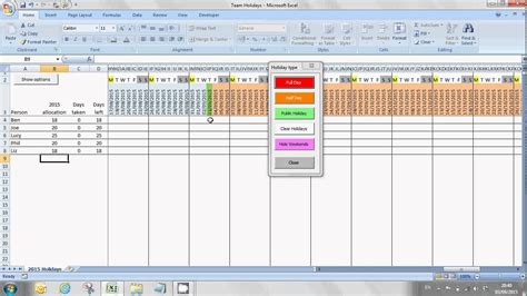 Attendance Tracker Excel | Template Business