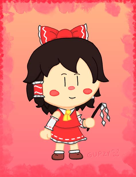 I made a Fanart of Reimu : r/touhou