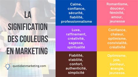 La Signification Des Couleurs Des Logos En Marketing