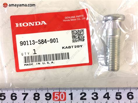 Buy Genuine Honda 90113S84901 (90113-S84-901) Bolt, Wheel. Prices, fast ...