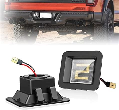 Amazon Luz LED para placa de matrícula compatible con Ford 2015