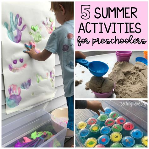 Fun and Educational Summer Activities for Preschoolers