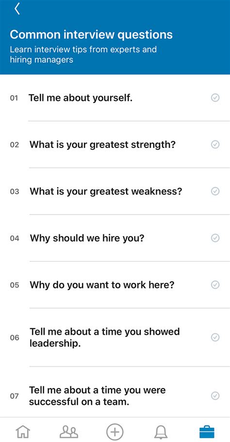 Linkedin Here S How To Practice Common Interview Questions