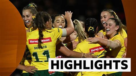 Women's Rugby League World Cup: Australia 10-8 New Zealand highlights ...