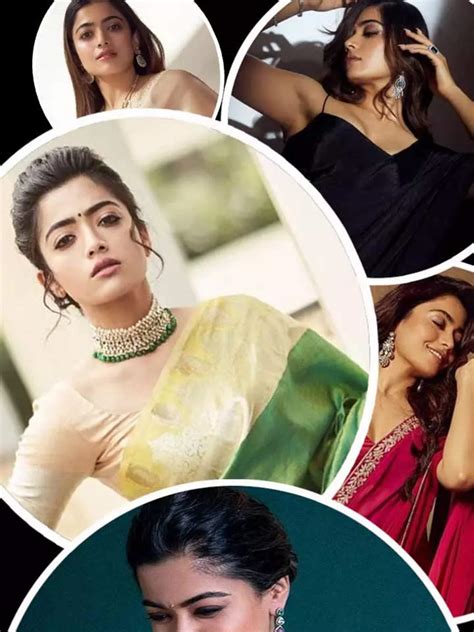 Punjabi Wedding Style Goals Ft Rashmika Mandannas Saree Collection