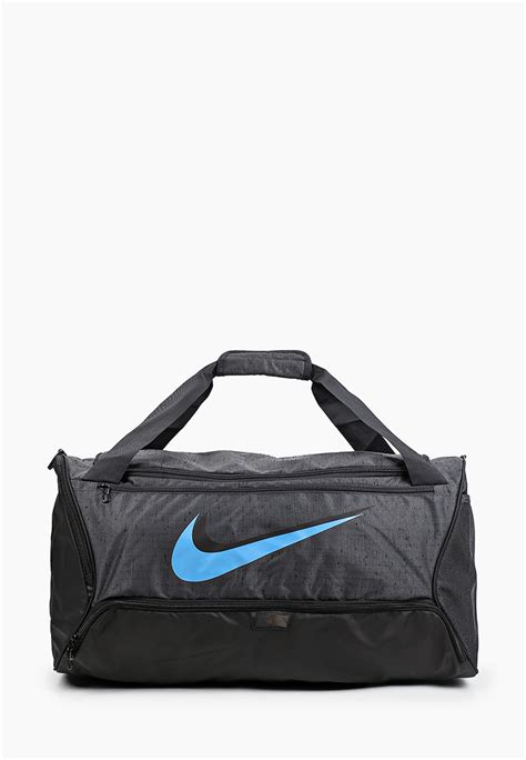 Сумка спортивная Nike NK BRSLA M DUFF 9 0 MTRL SLUB цвет серый