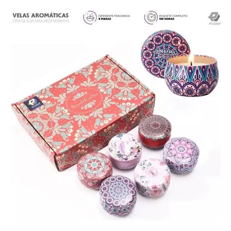 Velas Aromaticas De Cera De Soja Para Aromaterapia 6 Pieza MercadoLibre