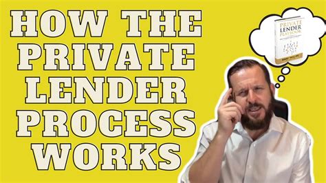 How The Private Lender Process Works Brant Phillips Youtube