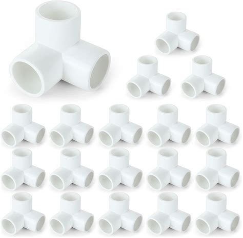 24pack Pvc Elbow Fittings 3 4 Inch 3 Way Pvc Pipe Fitting Connectors For Sch40 Pvc