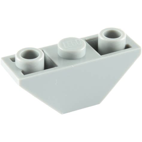 Lego Medium Stone Gray Slope X Inverted Double