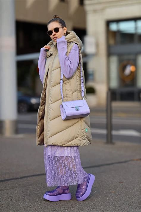 Long Puffer Vest Outfit Ideas For Instant Street Style Cred