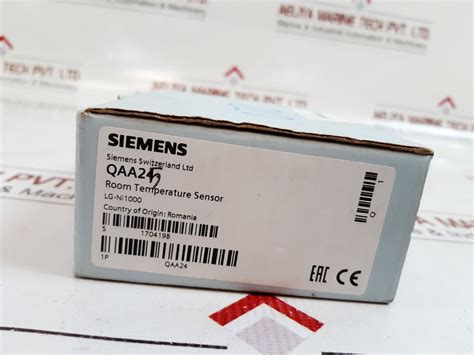 Siemens Qaa25 Room Temperature Sensor Ip30 Aeliya Marine