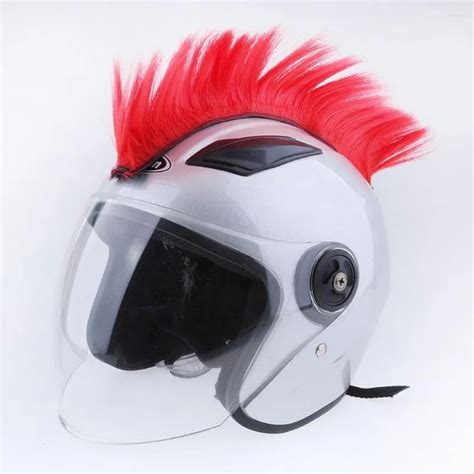 Customizable DIY Novelty Helmets With Mohawk Hair For Skiing And ...