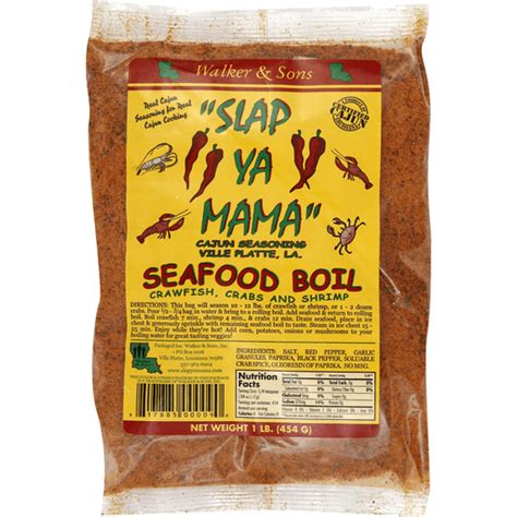 Slap Ya Mama Cajun Seasoning Seafood Boil Salt Spices And Seasonings