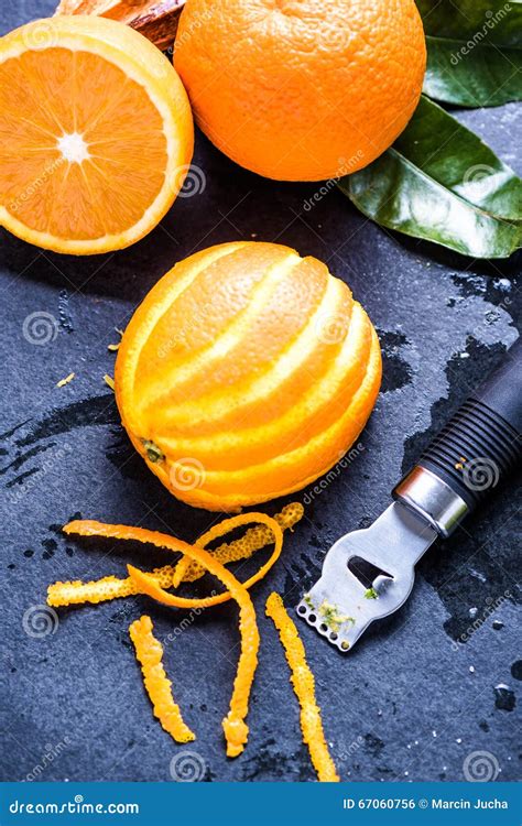 Orange And Zest Natural Refreshing Ingredients Stock Photo Image Of