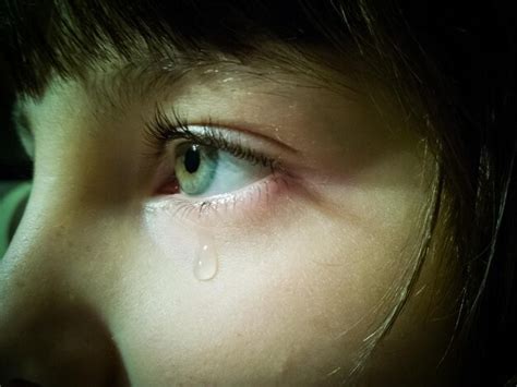 Premium Photo Close Up Of Girl Crying