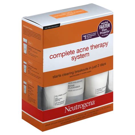 Neutrogena Complete Acne Therapy System Shop Facial Masks