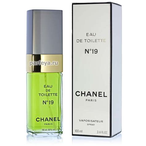 Chanel No 19 купить винтажные духи Шанель 19 (N19 номер девятнадцать)