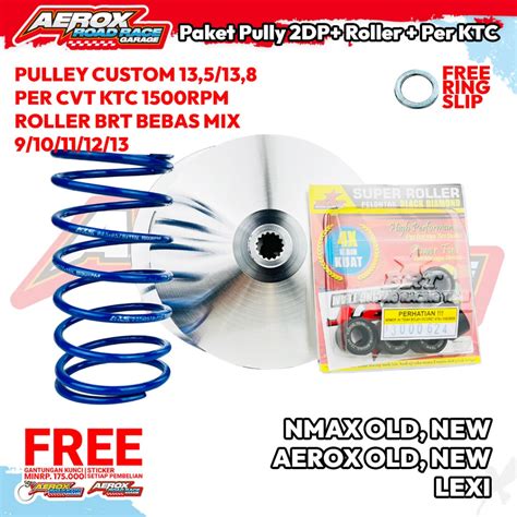 Jual Pulley Rumah Roller Custom Aerox Nmax Lexi New Aerox New Nmax