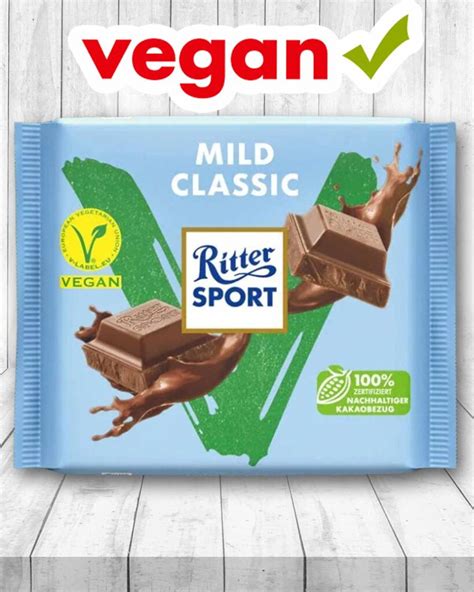 Vegane Milchschokolade Von Ritter Sport Mild Classic