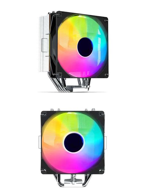 Kllisre CPU Cooler RGB 5V-ARGB Cooling Fan Quiet Ventilador 4 Heat ...