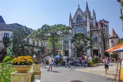 Ba Na Hills Vietnam Feb French Village At The Sunworld Ba