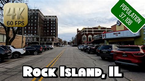 Driving Around Downtown Rock Island Illinois In 4k Video YouTube