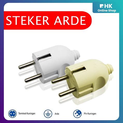 jual hk steker arde colokan listrik arde bulat shopee indonesia
