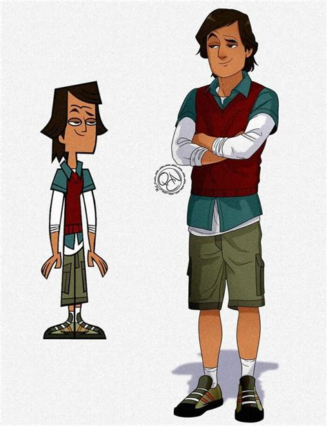 Artist redraws 20 total drama island characters in a more realistic way ...